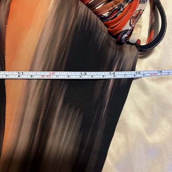 Bebe earthy colored fringe crop top size extra small. Great idea for costume! - Picture 12 of 12